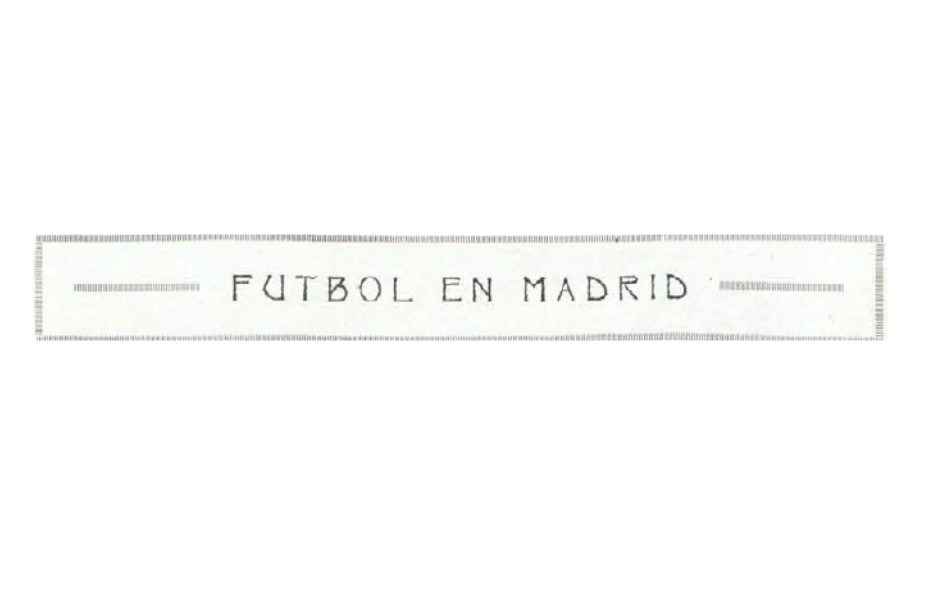 Madrid F.C.contra Young Boys de Suiza el 27/4/1916